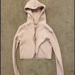 John galt pink zip hoodie